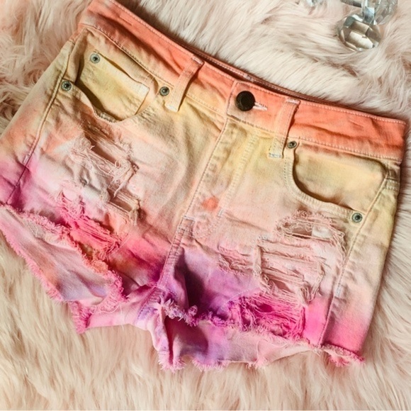American eagle tie-dye shorts - Picture 2 of 10